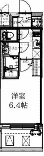 エスリードレジデンスグラン大阪福島ノース【8階】の間取り