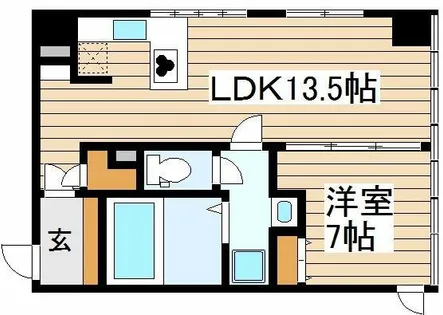 W.O.B. NISHIUMEDA【10階】の間取り