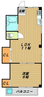兵庫県神戸市長田区御船通5丁目【マンション】の間取り