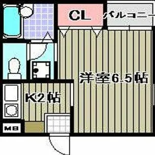 大阪府堺市東区南野田【アパート】の間取り