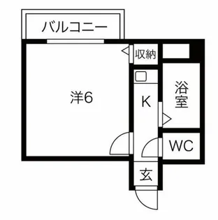 ロイヤルレスト芦原【3階】の間取り