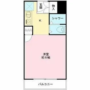 大阪府泉大津市池浦町1丁目【マンション】の間取り