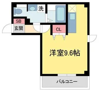 パレス花水木【4階】の間取り