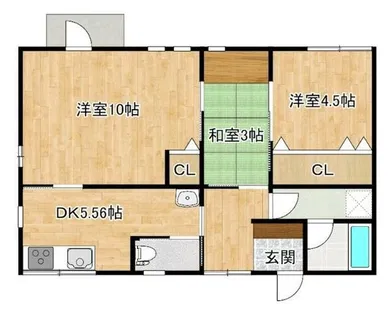 ちとせ荘【1階】の間取り