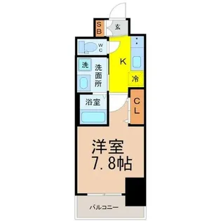 エステムコート名古屋今池アーバンゲート【6階】の間取り