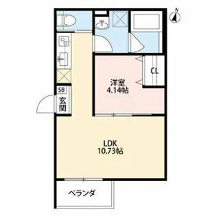 Pomelo【2階】の間取り