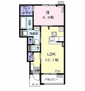 フォルトゥーナⅢ【1階】の間取り