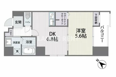 アブニール舞鶴Ⅱ【2階】の間取り