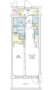 エステムコート名古屋 TWIN EAST【3階】の間取り