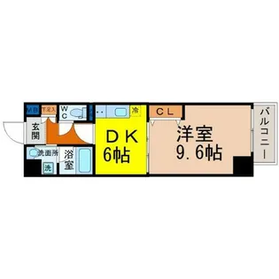 HF伏見レジデンス【4階】の間取り