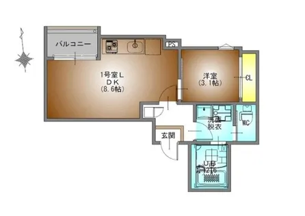 REGALEST高道【3階】の間取り