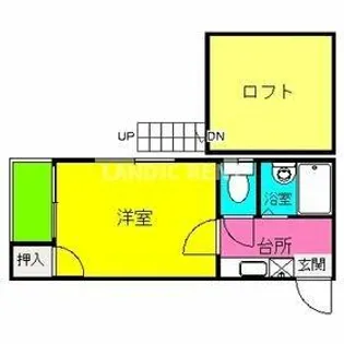 メゾネットプラム【1階】の間取り