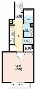 サープラスあおい【103号室】の間取り