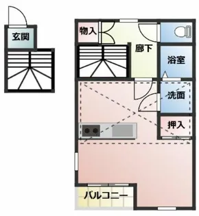 ベラ・カンパーナ【203号室】の間取り
