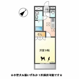 グランアモール青山【1階】の間取り