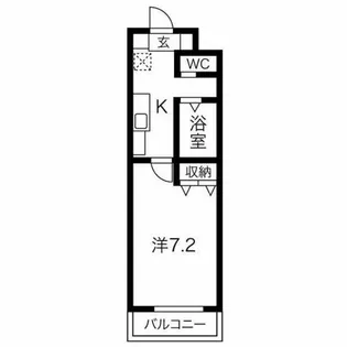 A・City港陽【5階】の間取り