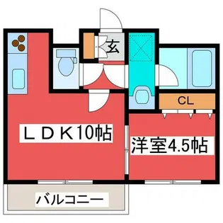 サンシャイン1-9【306号室】の間取り