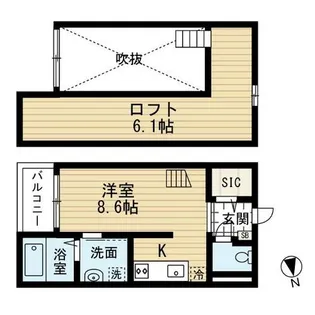 フランシェ【2階】の間取り