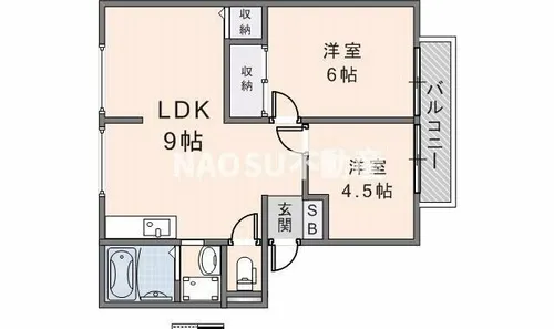 サンガーデンカレン【1階】の間取り