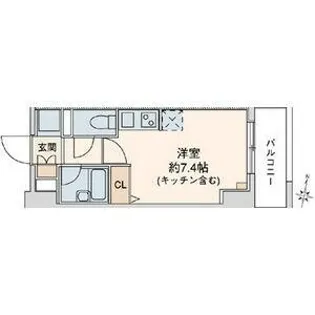 RIDGE堀田【9階】の間取り
