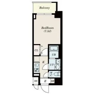 S-RESIDENCE志賀本通North【2階】の間取り