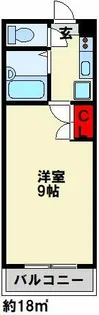 ギャラン南鷹見【203号室】の間取り