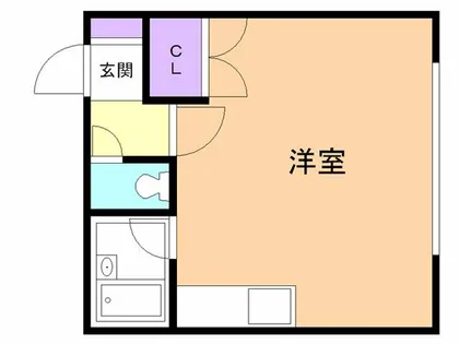 SNOWPAL【208号室】の間取り