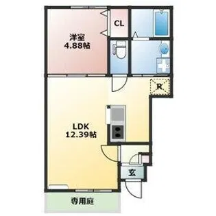 LINORE【1階】の間取り