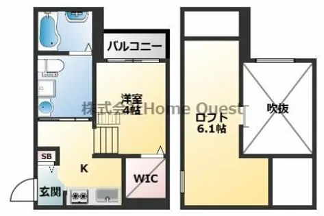 AirCity【1階】の間取り