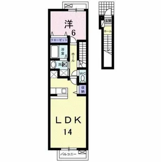 グラース21【2階】の間取り