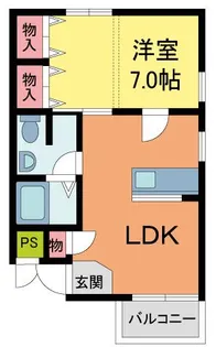 COMODO【12号室】の間取り