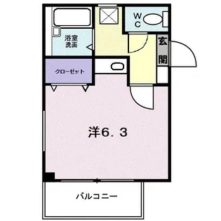 ディアコート【1階】の間取り