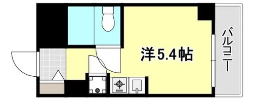 アルテハイム神戸県庁前【3階】の間取り