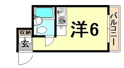 RIZEONE阪急園田【3階】の間取り