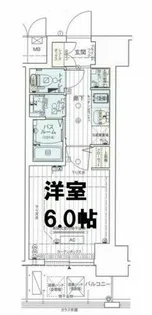 エステムコート大阪WEST【11階】の間取り