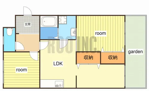 マンション堂本【1-5号室】の間取り
