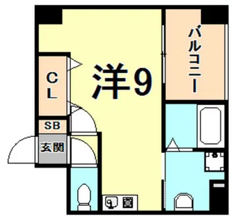 アーバンビュー西宮【5階】の間取り