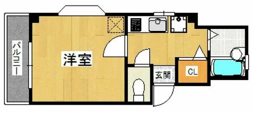 プリメール赤坂【3階】の間取り