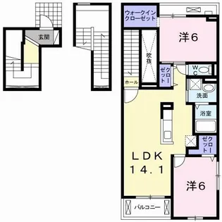 アメニティ コート2【3階】の間取り