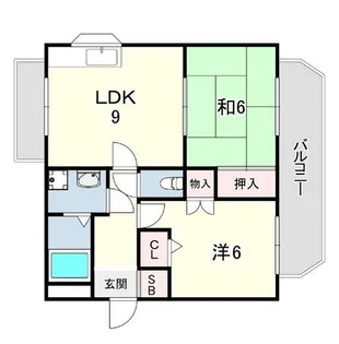 ドリームハイツ2【2階】の間取り