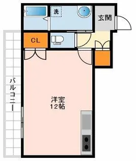 プレナス恵我之荘【3階】の間取り