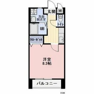 COZYハイム【2階】の間取り