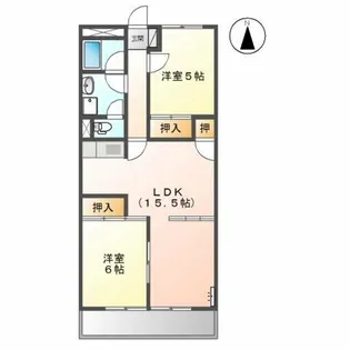 メゾンフリーダムS・SS【2階】の間取り
