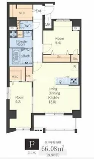 福岡県福岡市早良区荒江2丁目【マンション】の間取り