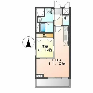 愛知県名古屋市中区千代田4丁目【マンション】の間取り
