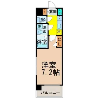 UURコート名古屋名駅【9階】の間取り