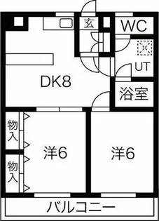 ガーデンコート新栄【4階】の間取り