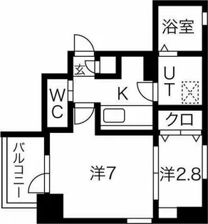 Blue Ocean Sako【3階】の間取り