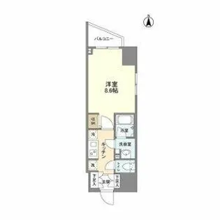 エルスタンザ徳川【15階】の間取り