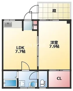 あべのハイツ【102号室】の間取り
